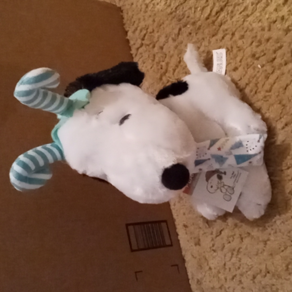 Musical Snoopy stuffed animal